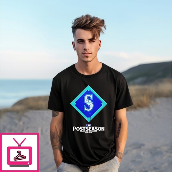 Seattle Mariners Baseball 2025 Mlb Postseason Logo T-Shirt