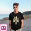 Skeleton Rib Cage Halloween T-Shirt