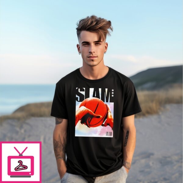 Slam Swish Basketball Graphic Vintage T-Shirt