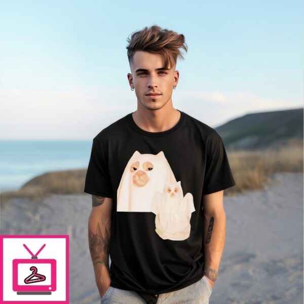 Spooky Cat Halloween T-Shirt