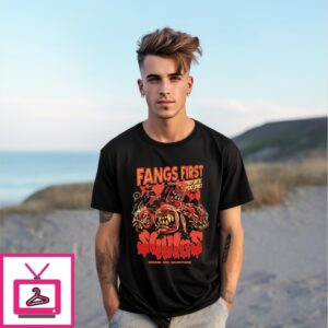 Squig Fangs First They Bite You Die T-Shirt