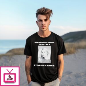 Stand With Iryna Zarutska Stop Violence Against Women T-Shirt