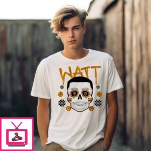 T.J. Watt Pittsburgh Steelers Sugar Skull Remix T-Shirt