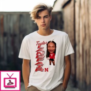 Taylor Landfair Nebraska Huskers Caricature T-Shirt