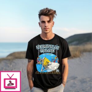 Terminally Online Skeleton Love These Hiking Videos T-Shirt