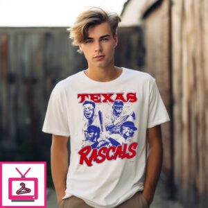 Texas Rangers Texas Rascals Comic T-Shirt