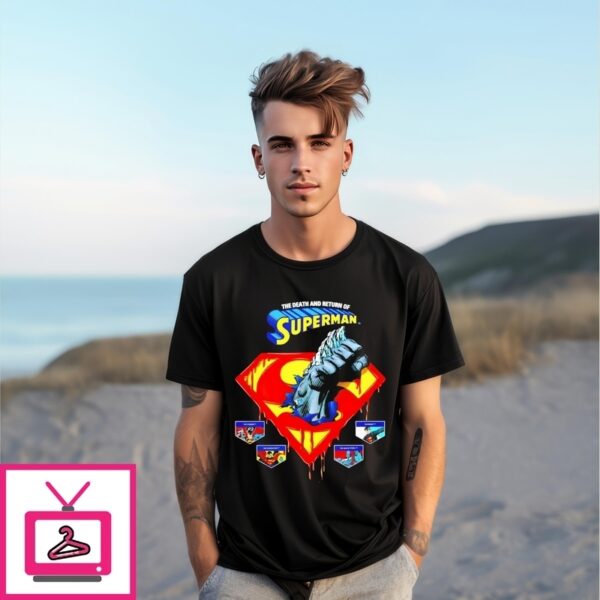 The Death And Return Of Superman Logo T-Shirt