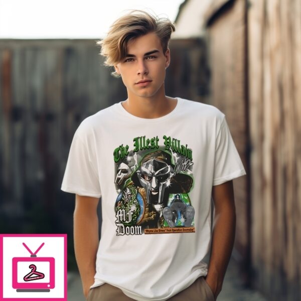 The Illest Villain Rhyme Like Dimes Operation Doomsday Signature T-Shirt