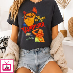 The Return Of Vampurr Cat Halloween T-Shirt