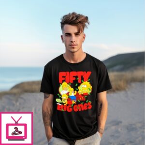The Simpsons Fifty Big Ones Cartoon T-Shirt