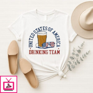 Usa Drinking Golf Team Beer T-Shirt