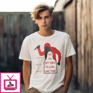 Vacant Q City Metro White People We Do Not Need To Live Like This T-Shirt