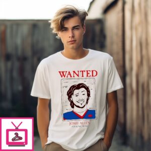 Wanted Josh Allen Stealing Wins Buffalo Bills T-Shirt