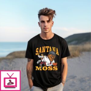 Washington Commanders Santana Moss Burgundy Retired Player Signature