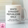 White Straight Republican Male Coffee Mug