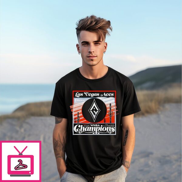 2025 Wnba Finals Champions Las Vegas Aces Sunset T-Shirt