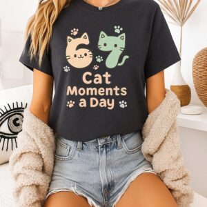 67 Cat Moments A Day Six Seven T-Shirt