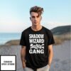 Adam Bushong Wearing Shadow Wizard Gang T-Shirt