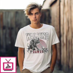 Alabama Crimson Tide Walking The Dawgs mascot T-Shirt Alabama Crimson Tide Walking The Dawgs mascot T-Shirt