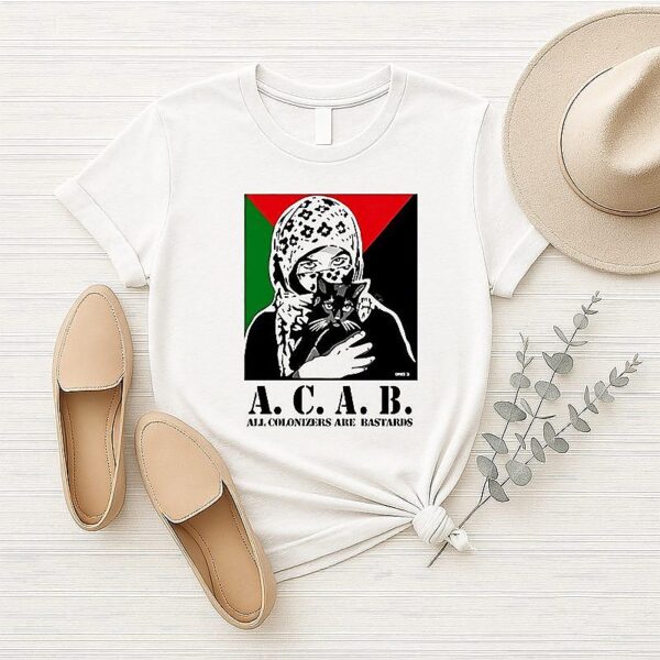 All Colonizers Are Bastards Flag T-Shirt