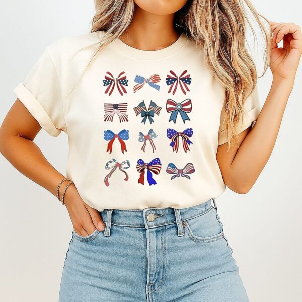 American Flag Hair Bows T-Shirt