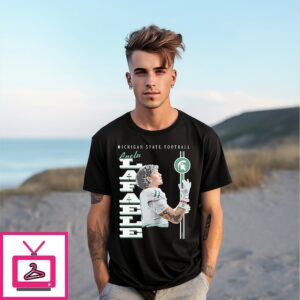 Anelu Lafaele Michigan State Spartans Portrait T-Shirt Anelu Lafaele Michigan State Spartans Portrait T-Shirt