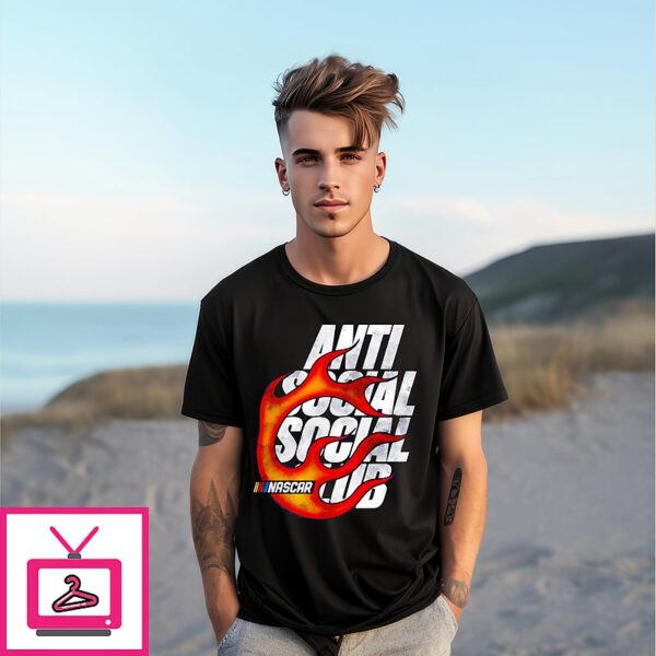 Anti Social Social Club Nascar Daytona Logo T-Shirt
