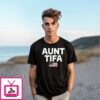 Aunt Tifa American Flag T-Shirt