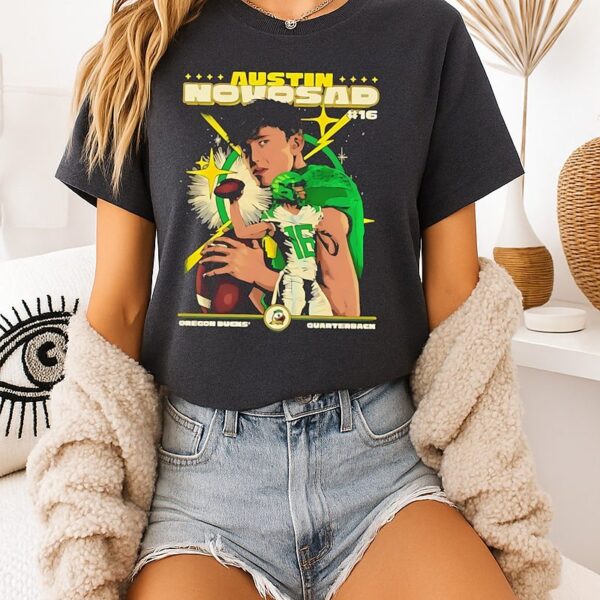 Austin Novosad Oregon Football NCAA Player Collage T-Shirt