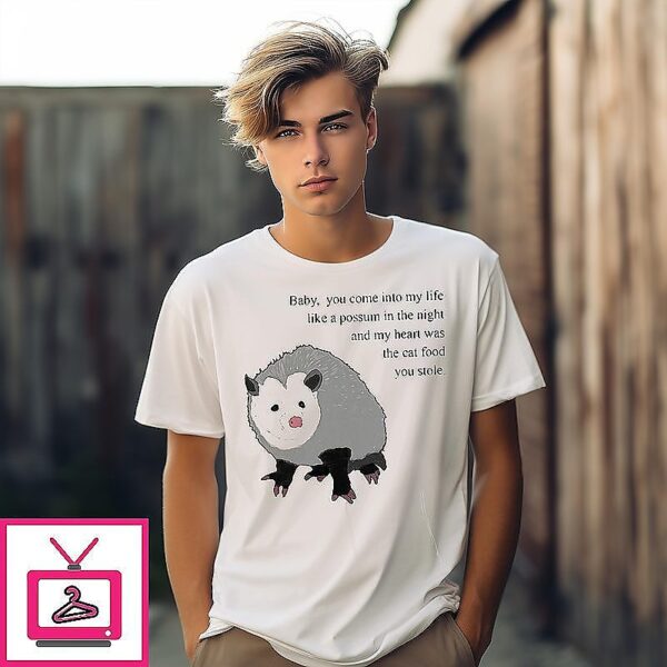 Baby you come into my life like a Possum in the night T-Shirt