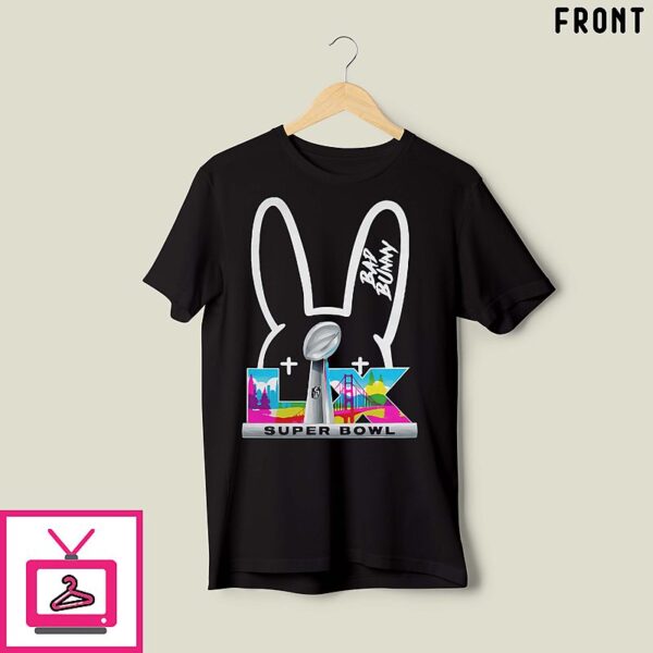 Bad Bunny Super Bowl We Can’t Show The Design T-Shirt