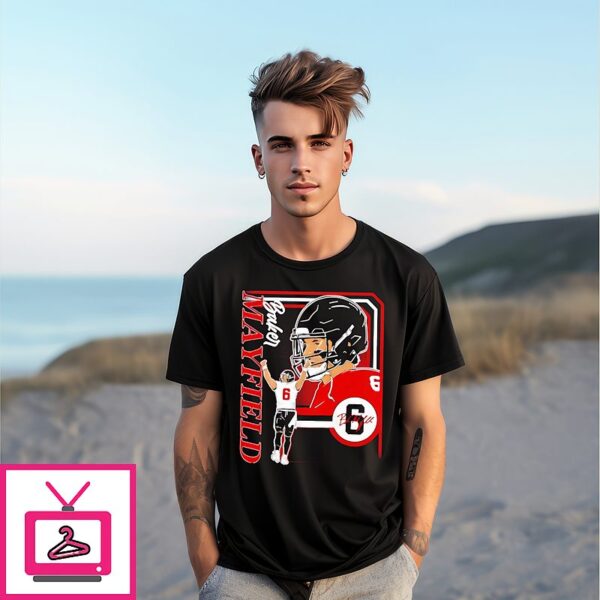 Baker Mayfield Tampa Bay Buccaneers Collage Frame Signature T-Shirt