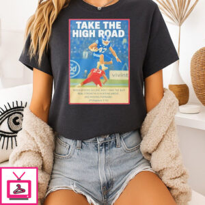 Bear Bachmeier Take The High Road When Others Go Low Philippians 3 14 Byu Cougars T-Shirt