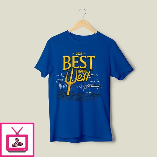 Best In The West 2025 Seattle Mariners T-Shirt