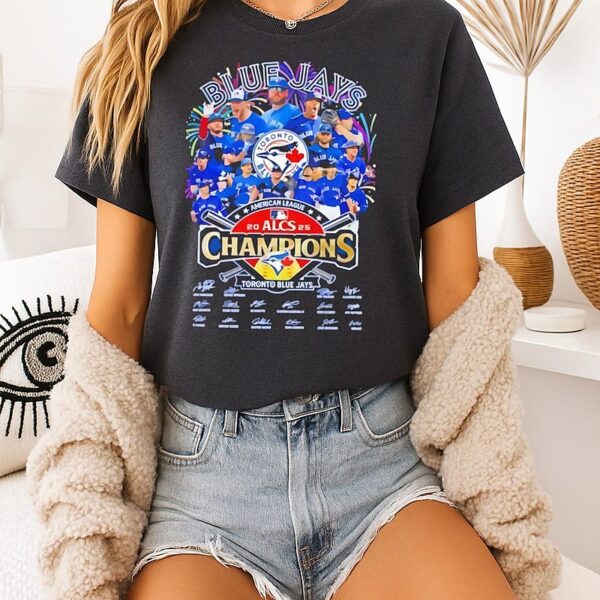 Blue Jays 2025 Alcs Champions Signatures T-Shirt