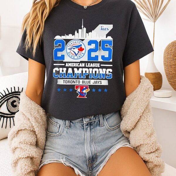Blue Jays 2025 American League Champions Skyline T-Shirt