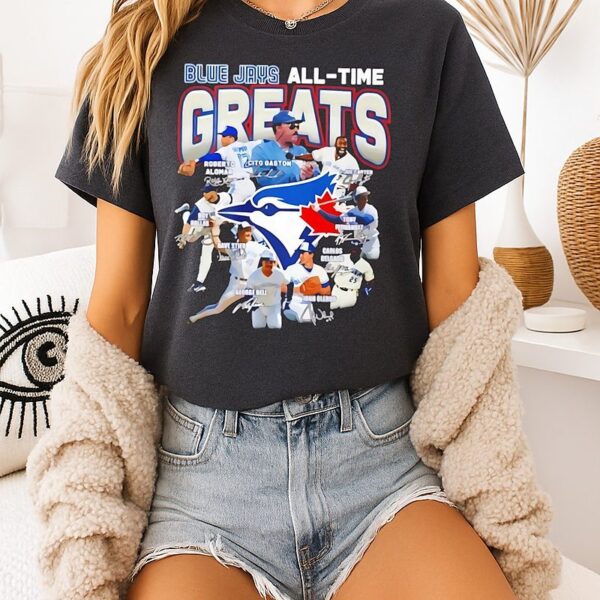 Blue Jays All-Time Greats 2025 Signatures T-Shirt