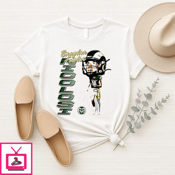 Brayden Fowler-Nicolosi Colorado State Rams Caricature T-Shirt