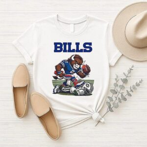Buffalo Bills Vs New York Jets Mascot T-Shirt Buffalo Bills Vs New York Jets Mascot T-Shirt