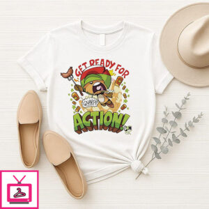 Bunny Vs Monkey Action Get Ready For Beaver T-Shirt