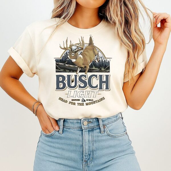 Busch Light Head For The Mountains Vintage T-Shirt