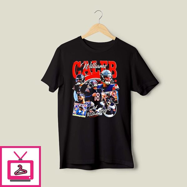 Caleb Williams Chicago Bears Signature Vintage T-Shirt