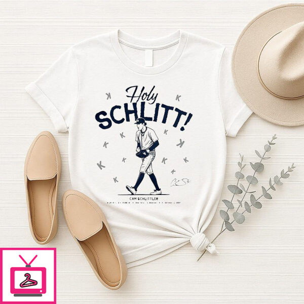 Cam Schlittler Bronx New York Baseball Holy Schlitt T-Shirt