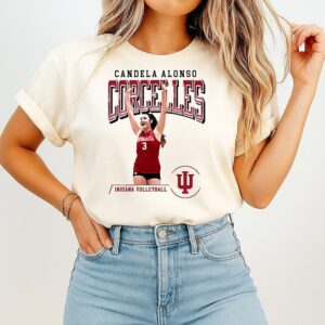 Candela Alonso-Corcelles Indiana Volleyball Vintage T-Shirt Candela Alonso-Corcelles Indiana Volleyball Vintage T-Shirt