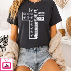 Canyon Ridge Crown Trio I Can Do All Things Through Christ Who Strengthens Me T-Shirt