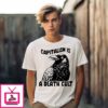 Capitalish Is A Death Cult Crow Black T-Shirt