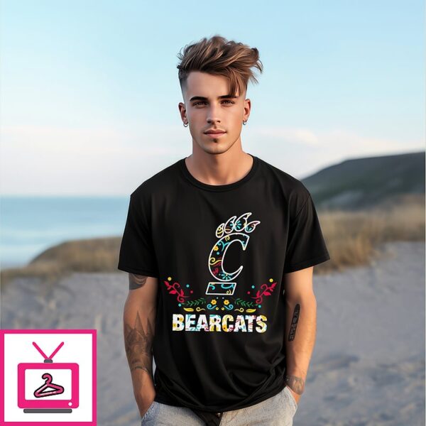 Cincinnati Bearcats Football Dia De Los Muertos T-Shirt