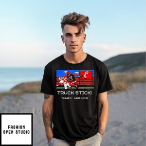 Cincinnati Bearcats Tawee Walker Truck Stick Pixel T-Shirt Cincinnati Bearcats Tawee Walker Truck Stick Pixel T-Shirt