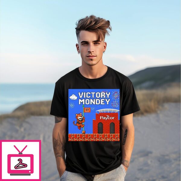 Cincinnati Bengals Victory Monday Paycor T-Shirt