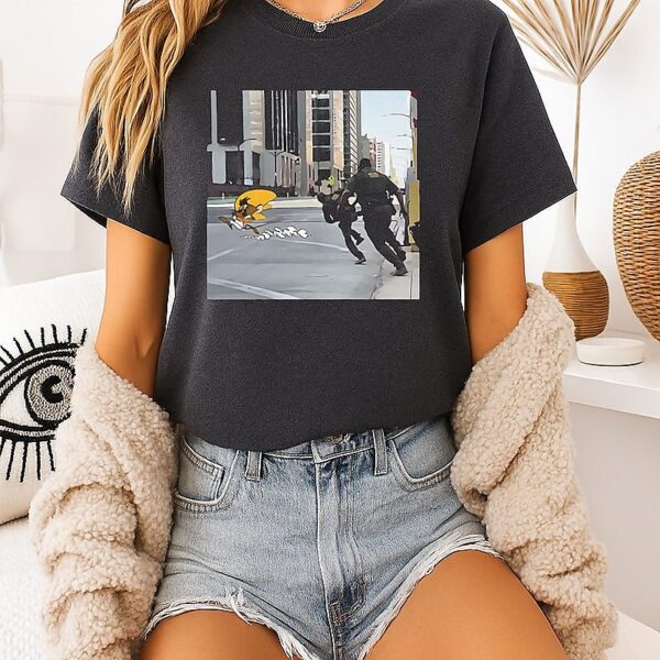 Cyclist Taunting Ice Agents T-Shirt